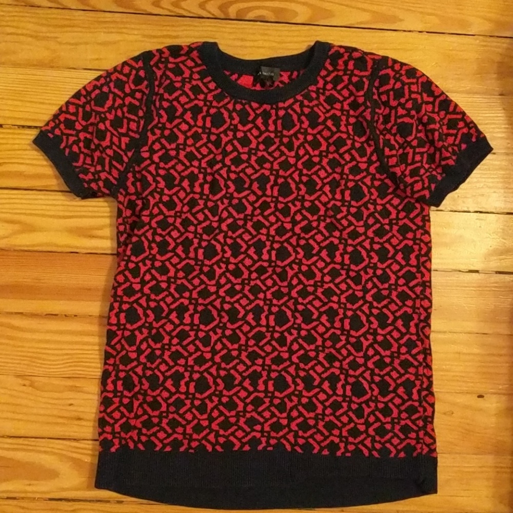 The Limited printed sweater short-sleeve